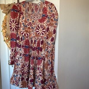 Avara Mini Floral Puff Sleeve Dress